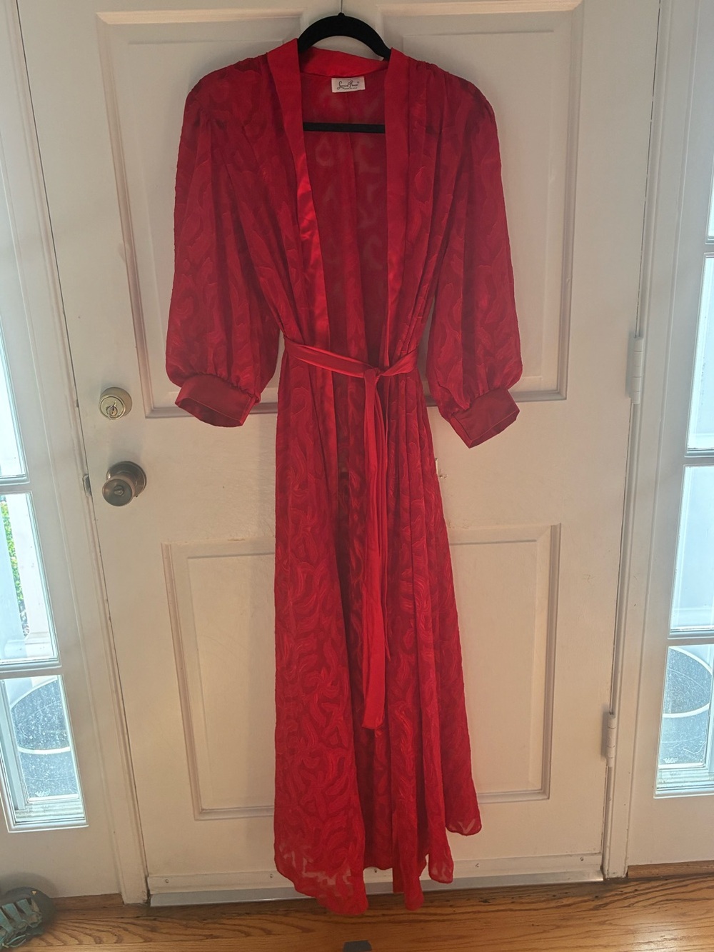 Vintage 70s/80s Lucie Ann Lipstick Red Peignoir